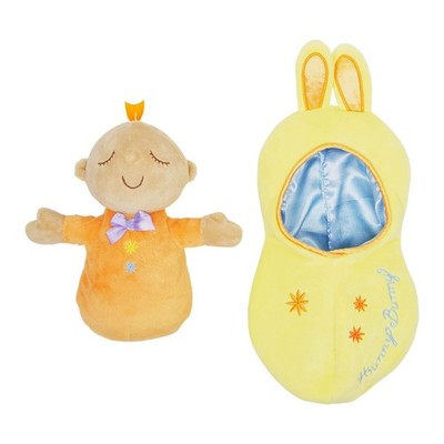 Manhattan Toy Snuggle Pod Hunny Bunny First Baby Doll with Sleep Sack, 6M+