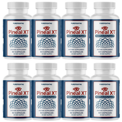 Pineal XT Supplement, Energy & Pineal Gland Function Support   8 Bottles