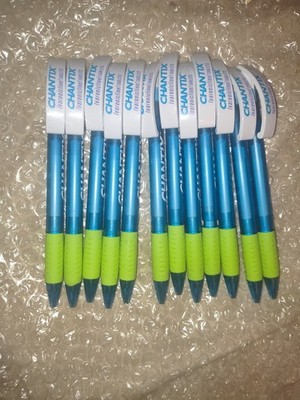 Pharmaceutical Drug Rep Lot Of 4 Never Used CHANTIX PENS, Very Nice And Pretty