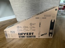 Xootz Invert Stunt Scooter Kids Teens Freestyle Scooter 360° Spin Black White 