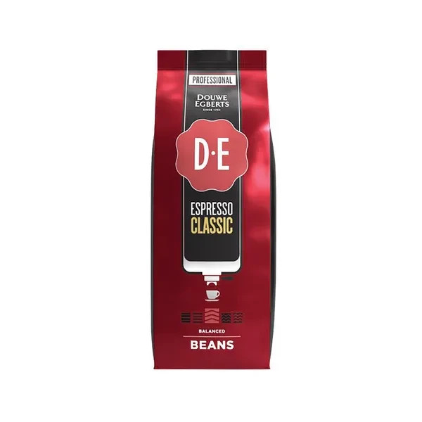 4x 1Kg bags Douwe Egberts Classic Espresso Coffee Beans Case (4 x 1 Kilo)