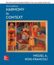 ISE Harmony in Context 3rd Edition by Miguel Roig-Francoli Paperback Book