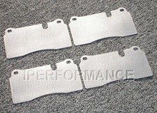 Titanium Brake Pad Shim Heat Shield Set for Renault Megane Coupe T 2.0 09-13 B F