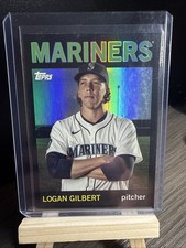 2025 Topps Archives - 1964 Topps Logan Gilbert #37 Black Foilboard