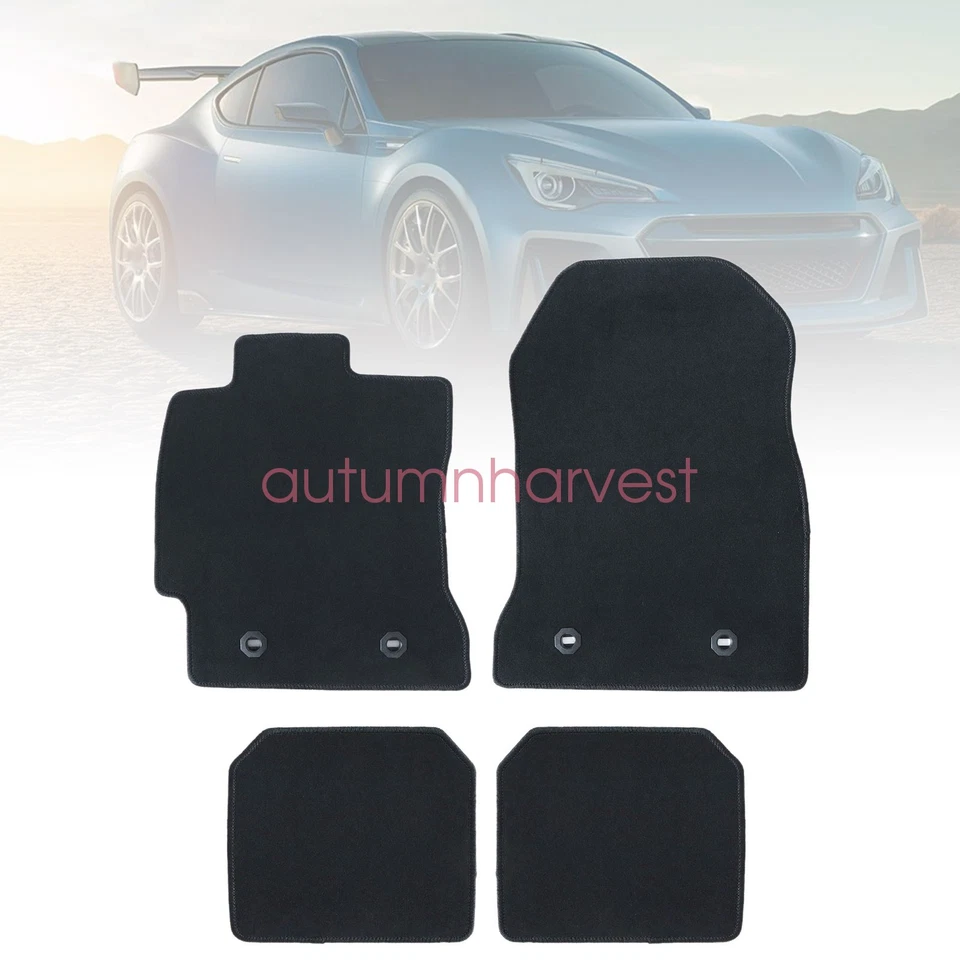 Alfombrillas de terciopelo 2013 2014 2015 2016 2017 2018 2019 2020 para Subaru BRZ Foto 2 de 4