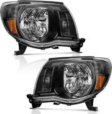 2005-2011 Tacoma Headlight Assembly LH RH Pair  Compatible Replacement