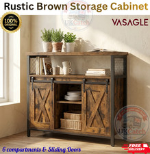 VASAGLE Dining Sideboard Kitchen Cupboard Storage Cabinet Buffet Table UKCatch