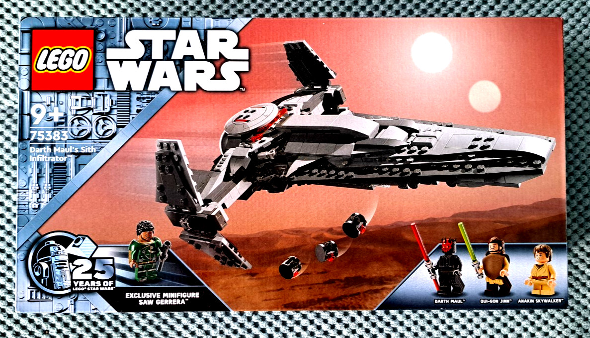 Lego Star Wars 75383 Darth Maul's Sith Infiltrator - New & Original Packaging