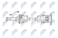 Nty Antriebswelle NPW-TY-267 FüR Lexus