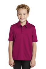 Port Authority Y540 Youth 100 Polyester Silk Touch Performance Polo Shirt
