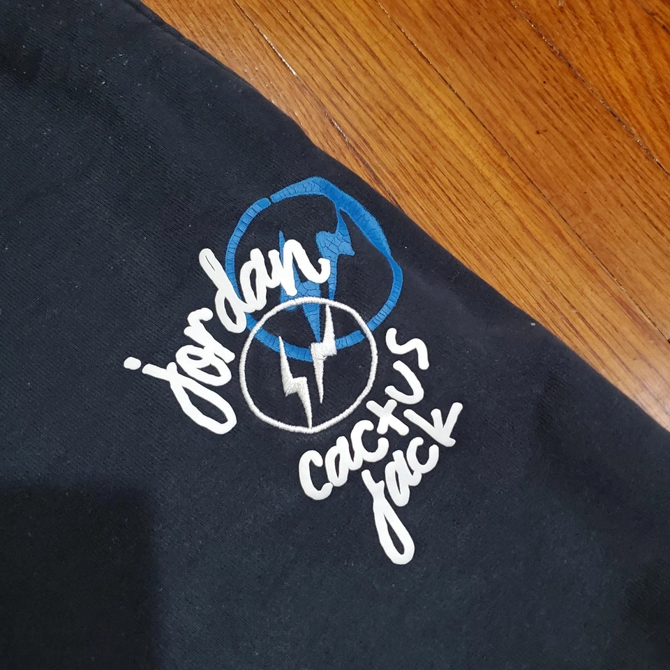 Pantalones Cortos Jordan Cactus Jack Para Hombre 3XL Travis Scott DJ0617-010 Bordados Foto 3 de 4