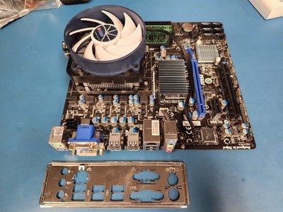 MSI 760GM-P34 Motherboard + AMD FX 8320 CPU 8 Core 3.5ghz, 8GB DDR3