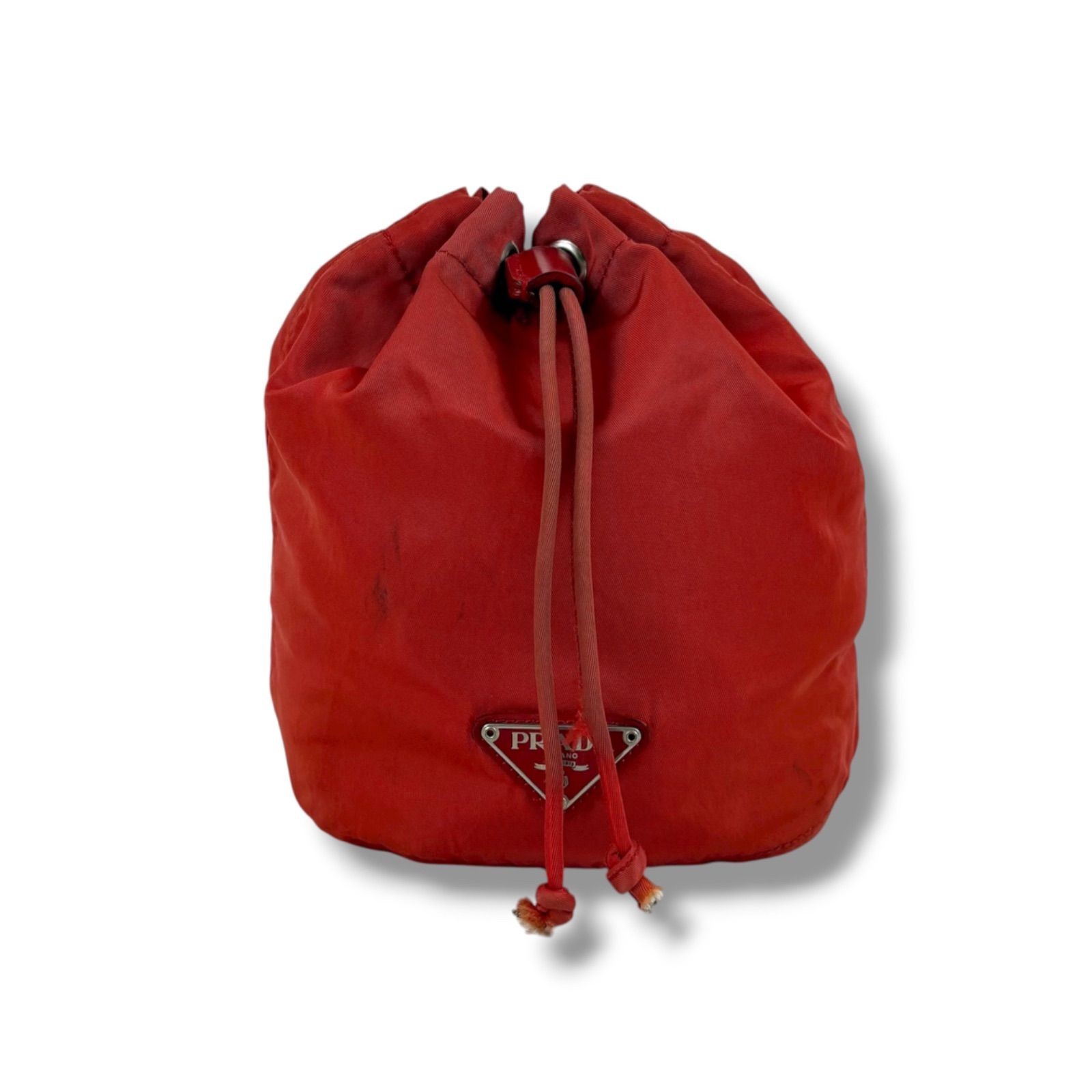 PRADA Triangle Logo Drawstring Multi Pouch Small … - image 11