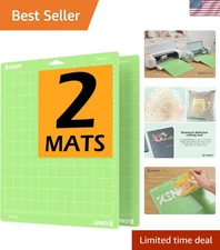 12x12 Cricut Cutting Mats - 2pcs Standard Grip for Creative Projects