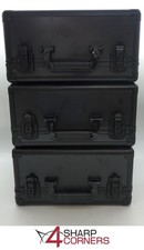GRADED CARD STORAGE BOX CASE 3 SLOTS SLAB SPORT CARD HOLDER PROTECTOR LOT OF 3