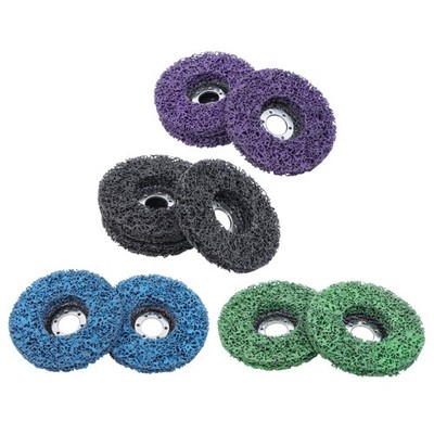 10 Pack 4-1/2''x7/8'' Diamond Discs 4 Types Paint Stripper Discs for Angle Grinder