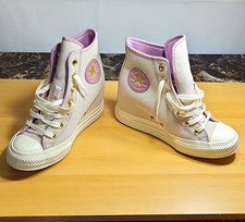Converse Chuck Taylor All Star Wedge Platform High Top White/Purple
