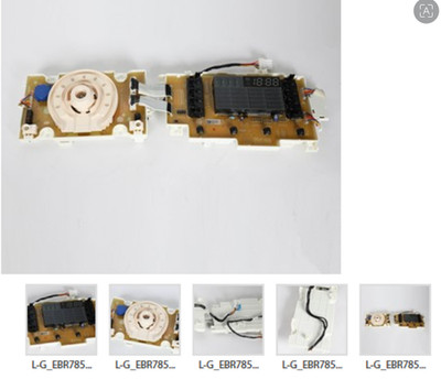 LG Washer Interface Control Board EBR78534411