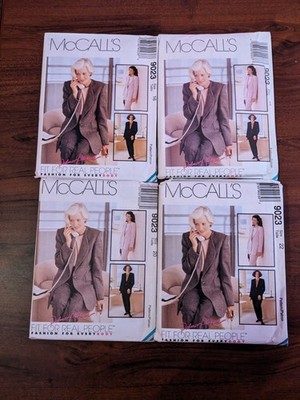 VTG McCalls 9023 Womens Business Suit Jacket Pants Shirt  Size 6-22 UNCUT FF