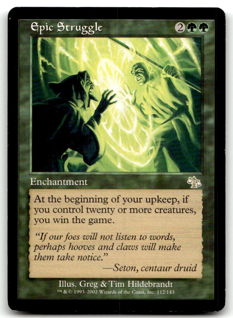 Epic Struggle #112 (MP) Judgment JUD Magic MTG
