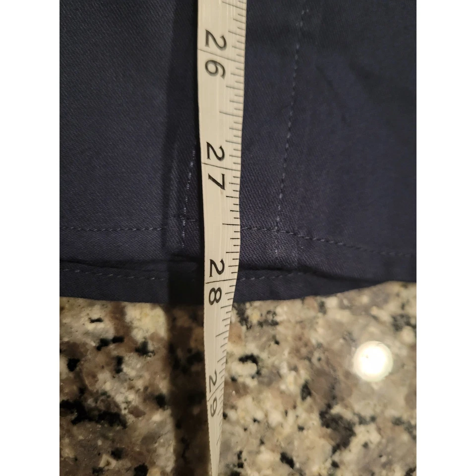 ОСНОВНЫЕ издания классический FIT мужской длинным рукавом на пуговицах платье рубашка темно-синий размер S - Изображение 3 из 4