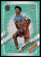 2021-22 Topps Chrome OTE #18 Dominick Barlow Aqua/Green OTE Refractor