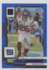 2022 Panini Clearly Donruss Blue 30/99 Saquon Barkley #36 10k8