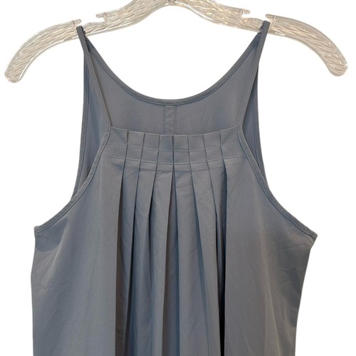 Athleta Hayes Pleated Maxi Dress in Blue Star Size XS Sleeveless Stretch - Picture 10 of 13
