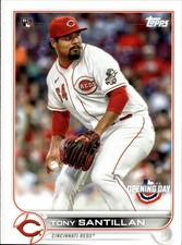 2022 Topps #111 Tony Santillan Rainbow Foil