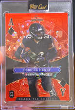 Wild Card 2026 Black Tie Edition Derrick Henry 2/3 Serial Numbered Football