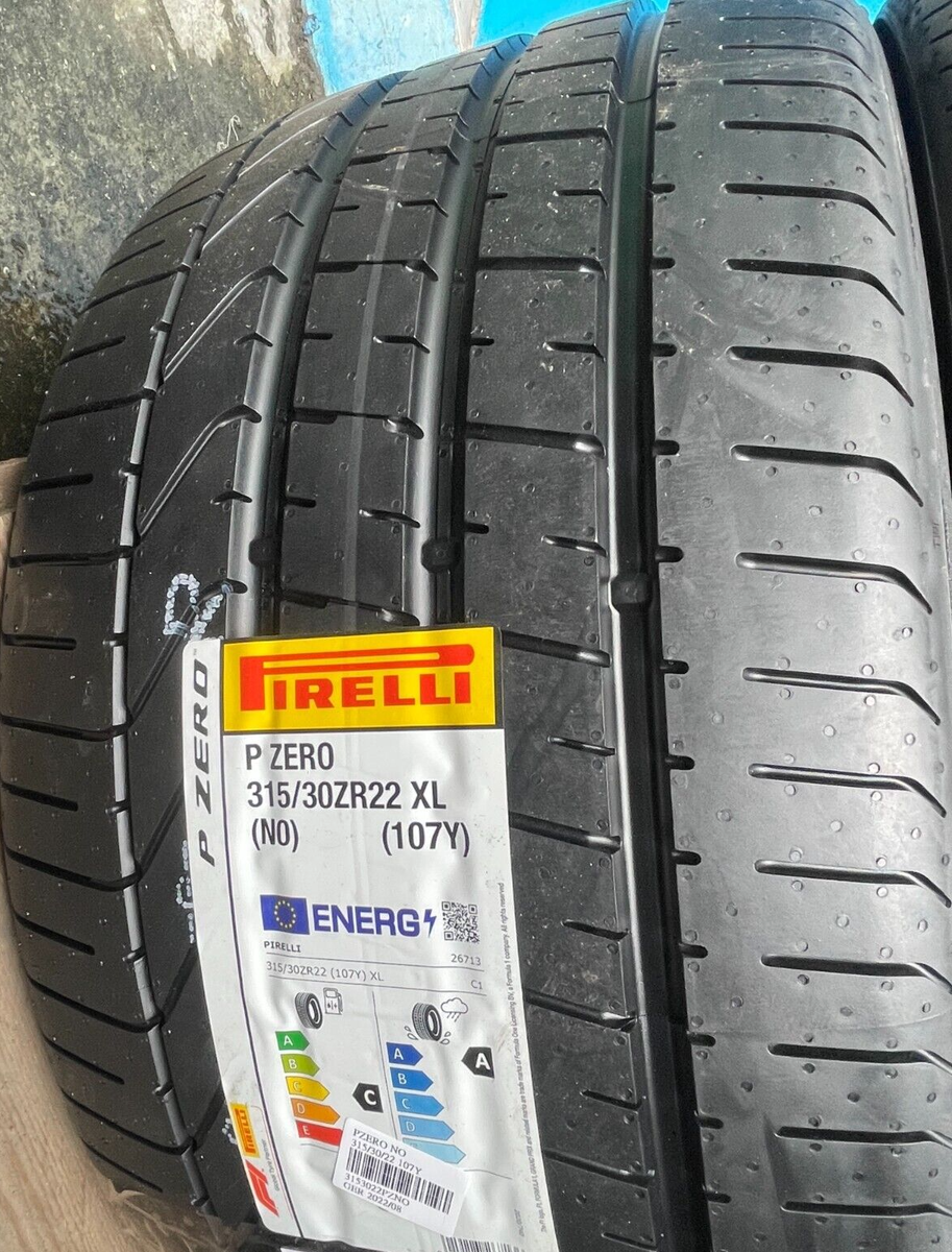 2X NEW PIRELLI P ZERO 315/30/22 315 30 ZR22 XL 107Y N0 PORSCHE UHP