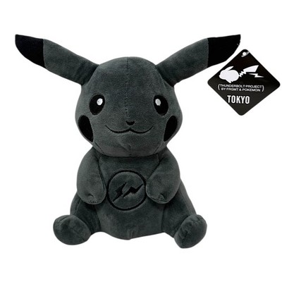 Thunderbolt Project Fragment Pokemon Pikachu 9'' Plush Dark Rare Blacked Out 2018