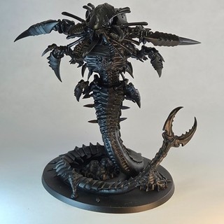 Tyranid Mawloc Games Workshop Warhammer 40K Assembled and Primed Black