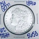 1896 BU UNCIRCULATED MORGAN SILVER DOLLAR AUTHENTIC U.S. MINT FREE SHIPPING 5653
