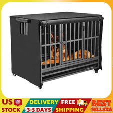 48 inch Heavy Duty Dog Crate Covers Durable 600D Polyester Insulated Dog Kennel