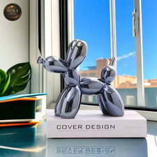 🏛 Modern Decorative Statue Dog Balloon 22cm Blue ✨ Collectible Ornament