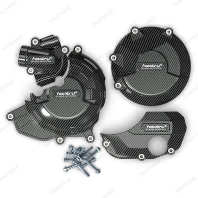 For Ducati Monster 1200 / S 2017-2021 Carbon Fiber Engine Protection Cover