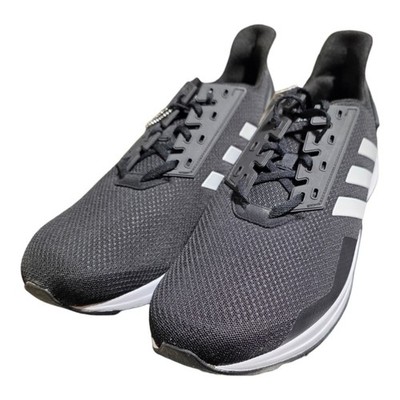 Adidas Duramo 9 Black/White Monochrome Athletic Shoes Mens size 13 US