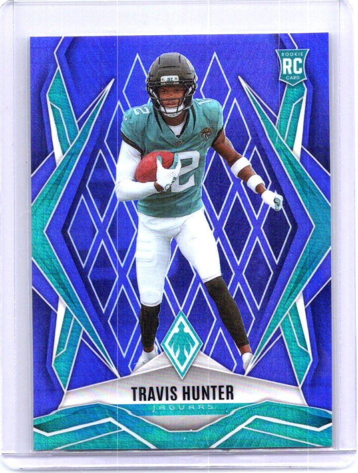 2025 Panini Phoenix #157 Travis Hunter Purple Hyper Prizm #/249