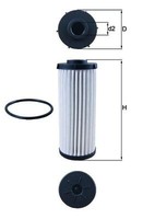 Knecht HX 139D Hydraulikfilter, Automatikgetriebe For Audi Seat Skoda VW