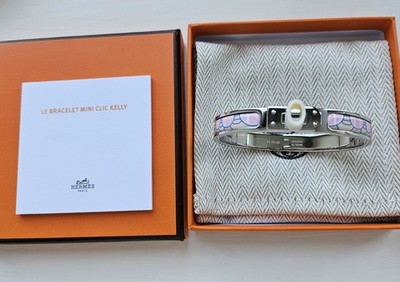 Hermes Mini Clic Kelly Armband Armreif Fauboug City Konfetti Größe PM
