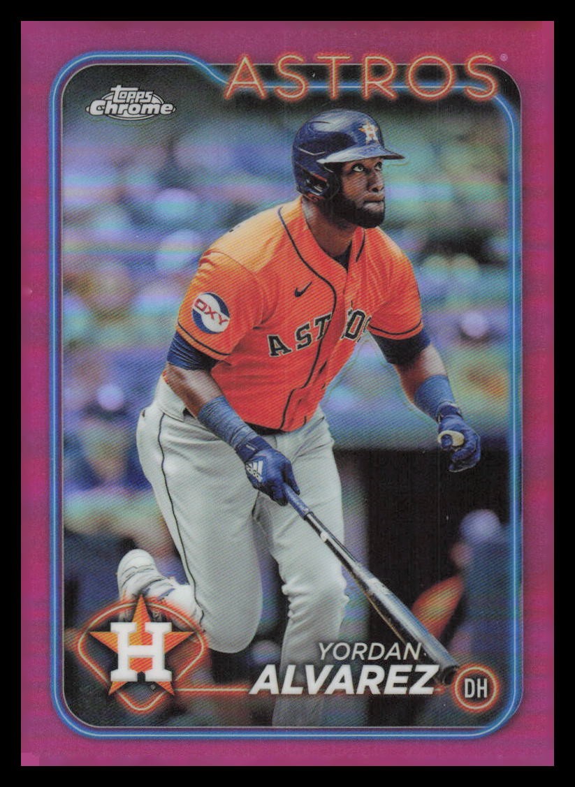 2024 Topps Chrome Pink Refractors #170 Yordan Alvarez