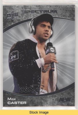 2021 Upper Deck AEW Spectrum Max Caster #78 Rookie RC READ 12g7