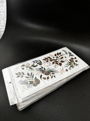 UV DTF Cup Wraps Bulk 10 Pack (60pc), Winter Florals Variety Decals