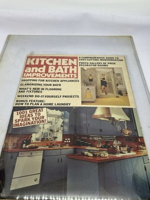 Vintage 1967 Kitchen and Bath Improvements Magazine MCM Home Remodeling DIY