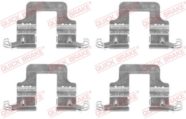 2x ✅Fits QUICK BRAKE QB109-1766 Accessory Kit, disc brake pad QB109- ⭐UK Seller⭐ - Image 9