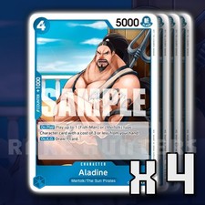Aladine OP14-043 Rare x4 Azure Sea's Seven One Piece
