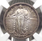 1917 "D" Standing Liberty Quarter *TYPE 1* 25c NGC XF40 #005 Extra Fine ECC&C