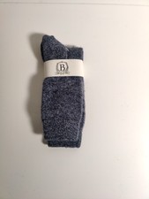 b studio -men's socks - blue - Cashmere blend - Made in USA **K2**