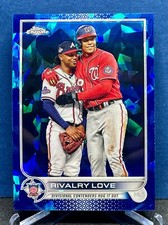 Rivalry Love - Juan Soto / Ozzie Albies 2022 Topps Chrome Update Sapphire #US310